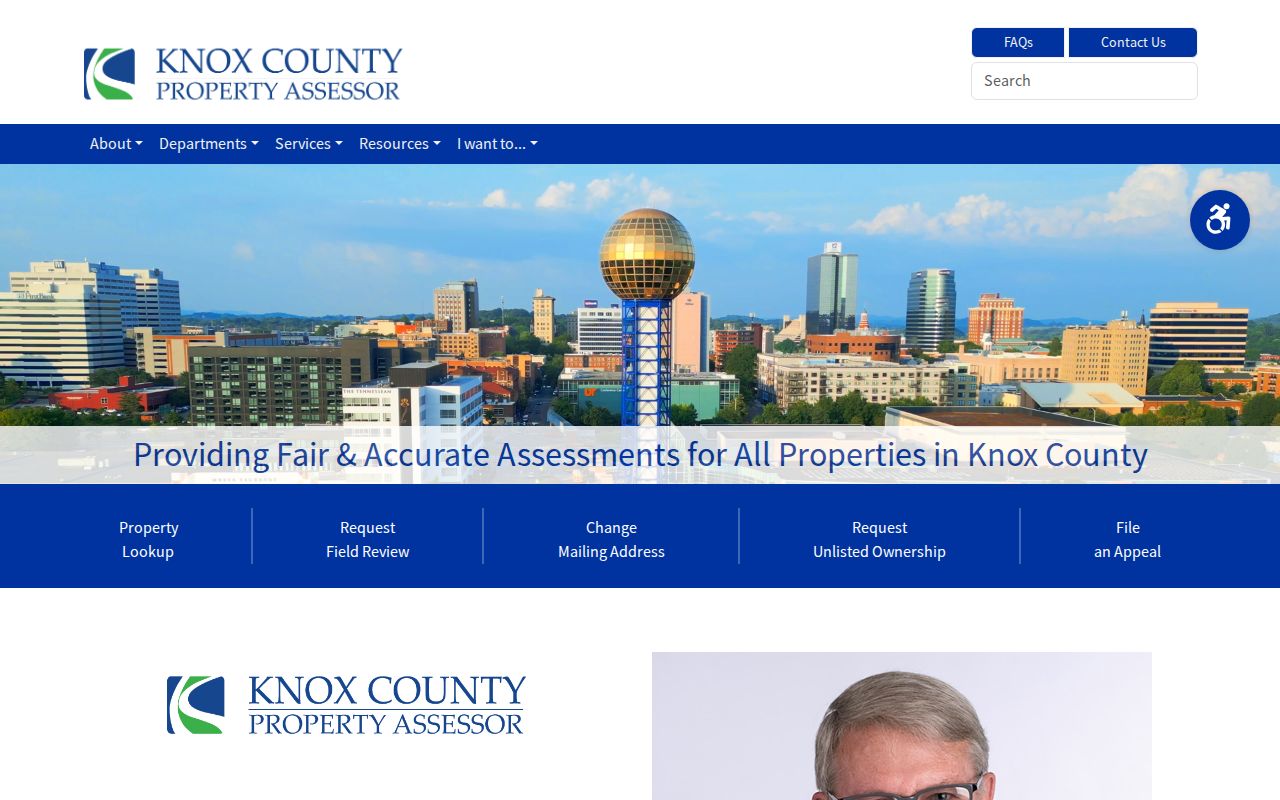 Knoxville people search using the Knox County Property Lookup